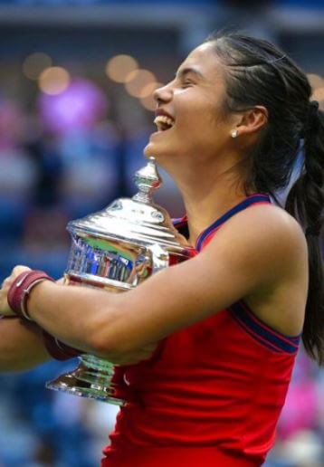 Renee Raducanu daughter Emma Raducanu after winning Us Open title in 2021.